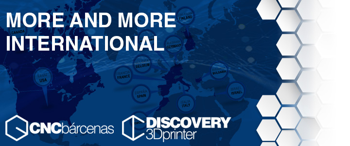 CNC milling machine industrial 3d printer barcenas discovery3dprinter customers international